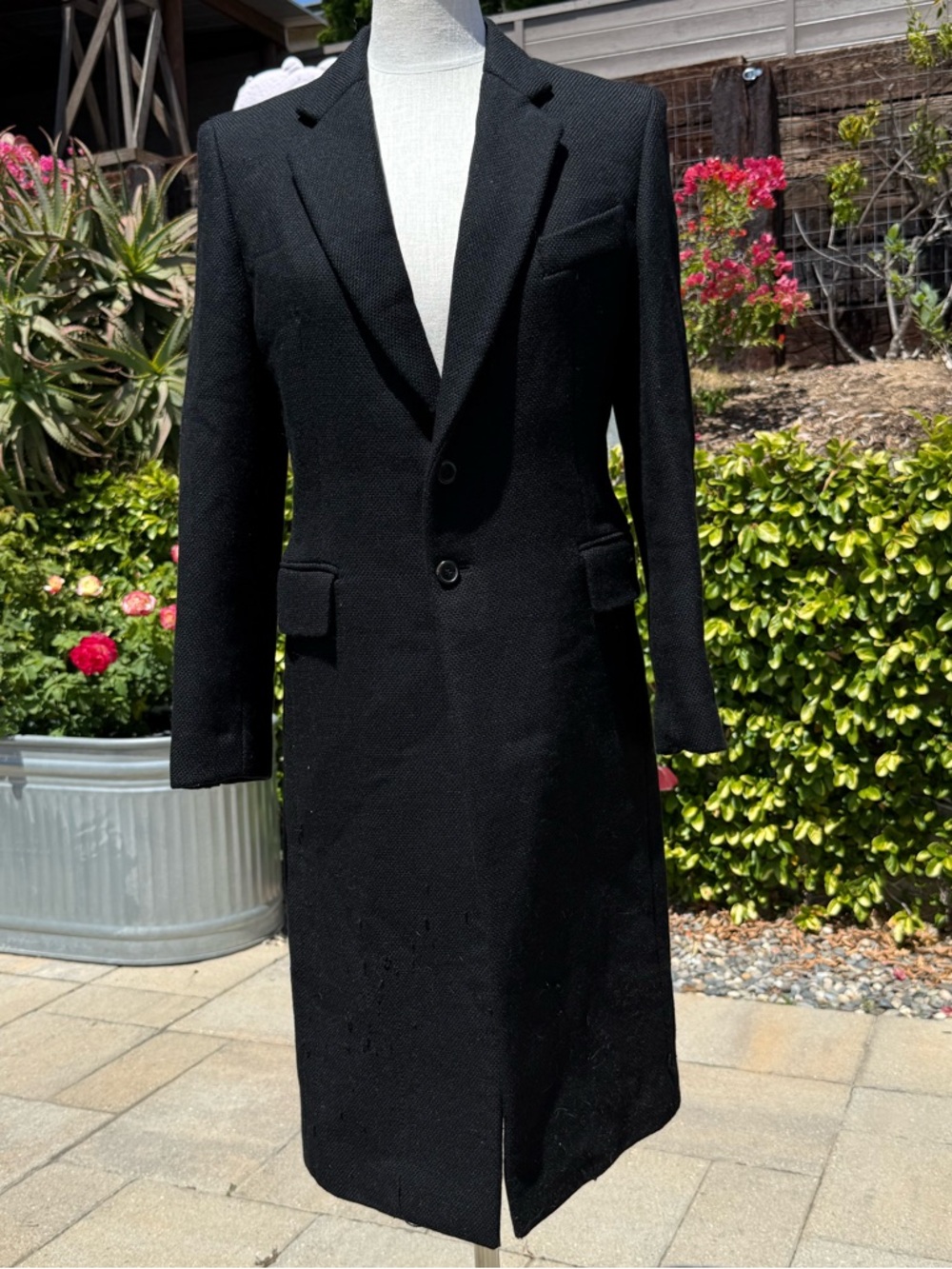 Balenciaga 2000s mohair wool coat